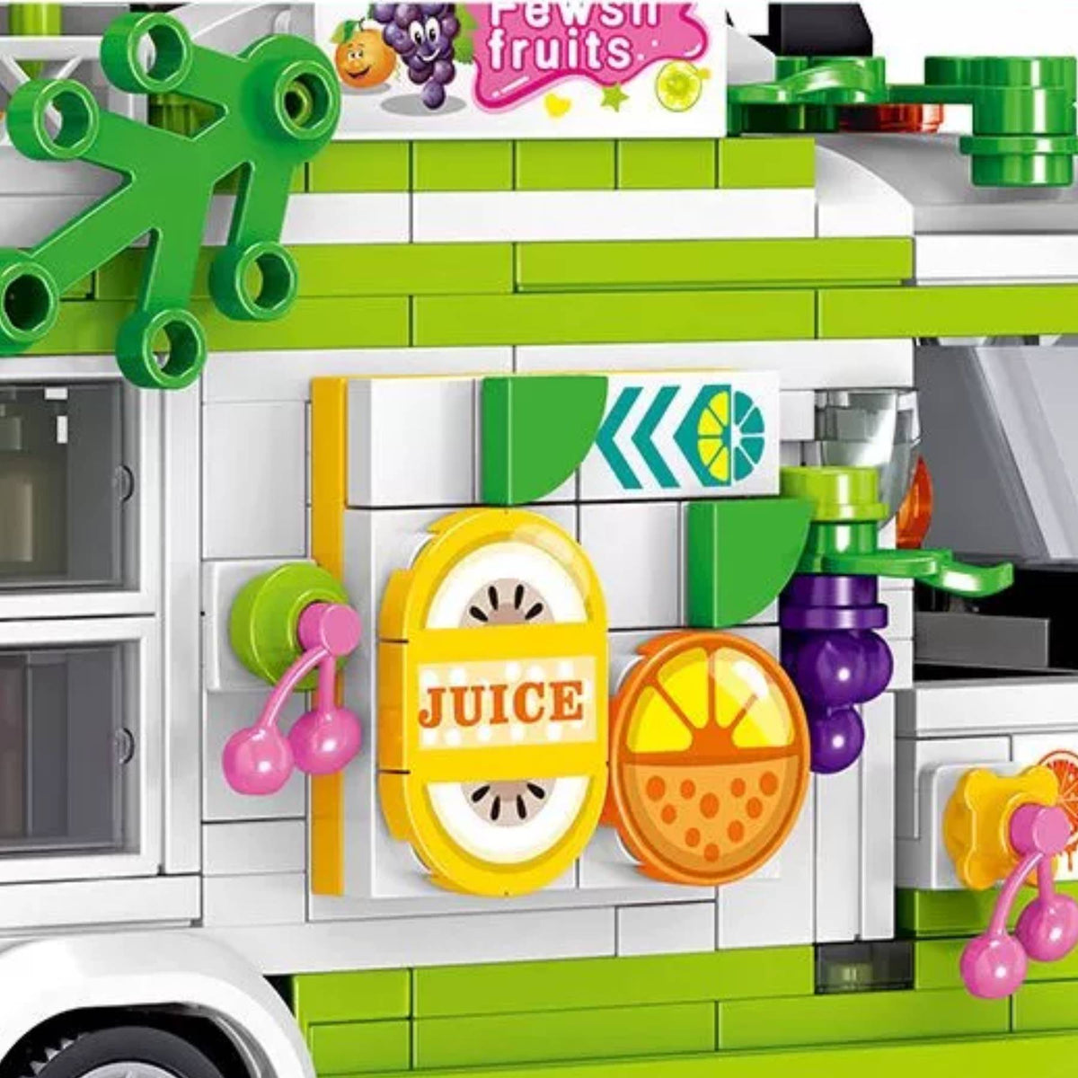 Fruit Juice Food Truck Building Block Set