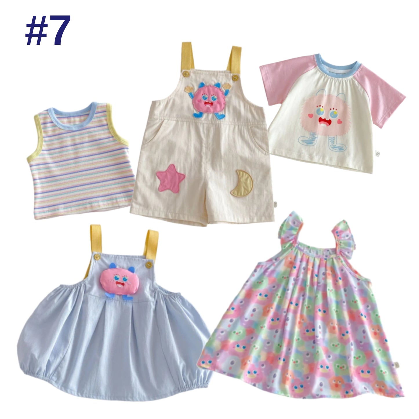 Girls Winkie Monster Outfit Set