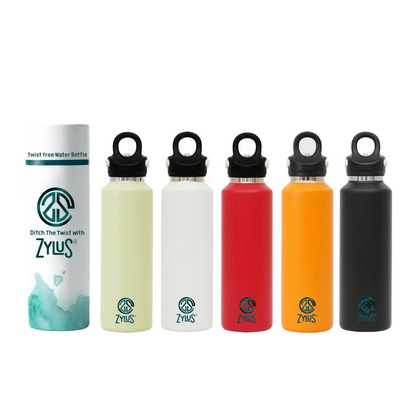 Stainless Steel Insulated Twist Free Water Bottle - 600ml