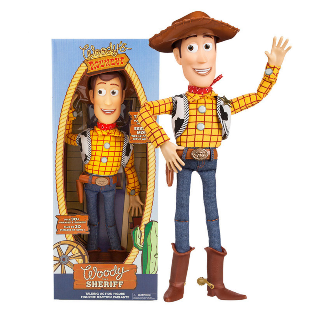Disney Pixar Toy Story Woody's Roundup — Woody The Sheriff 15" Talking Action Figure
