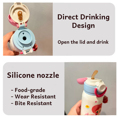 Toy Story Kids Insulated Stainless Steel Water Bottle with Charm