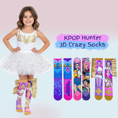 KPop Demon Hunters 3D Crazy Socks