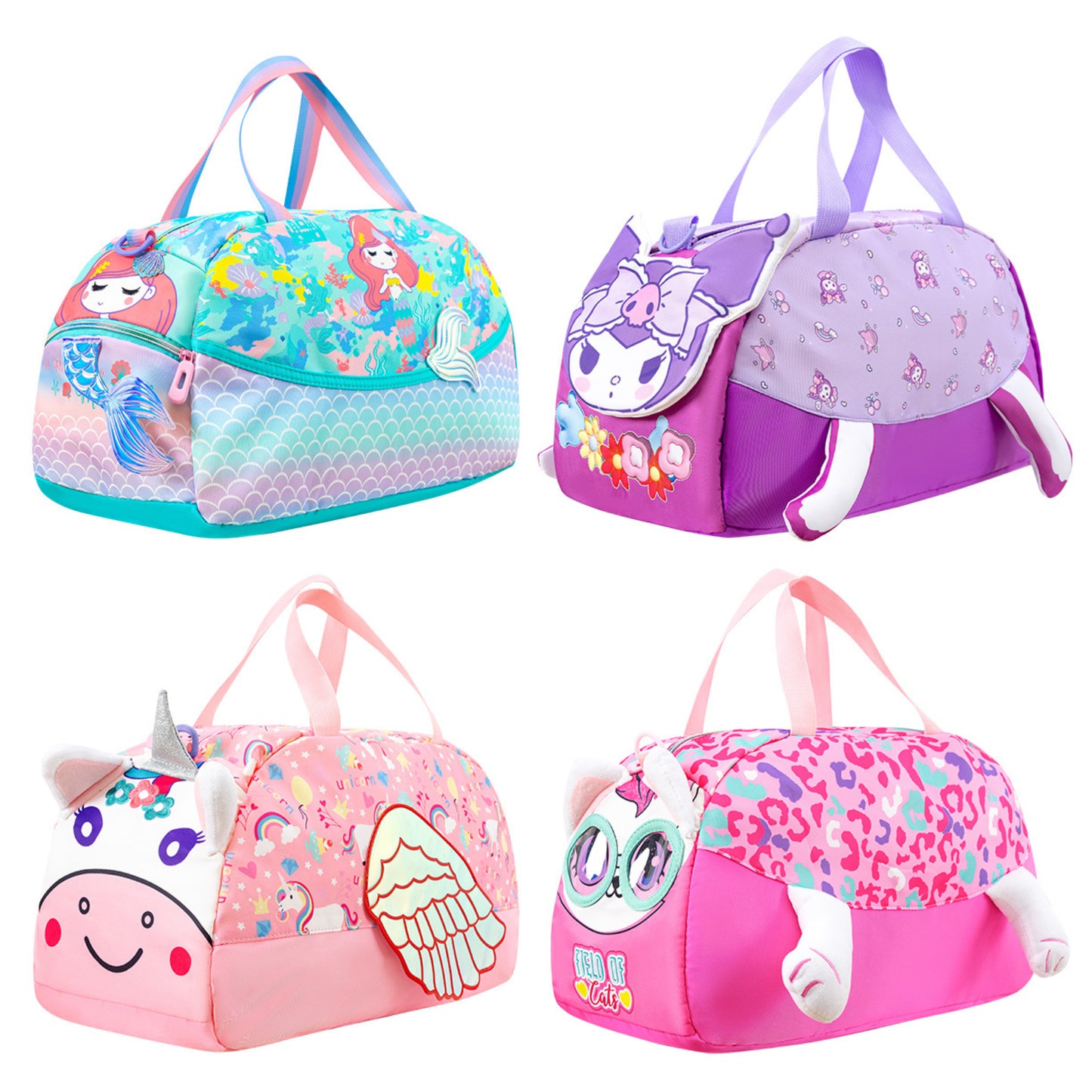 Medium Pixie Pack Girls Duffel Bag - Kuromi