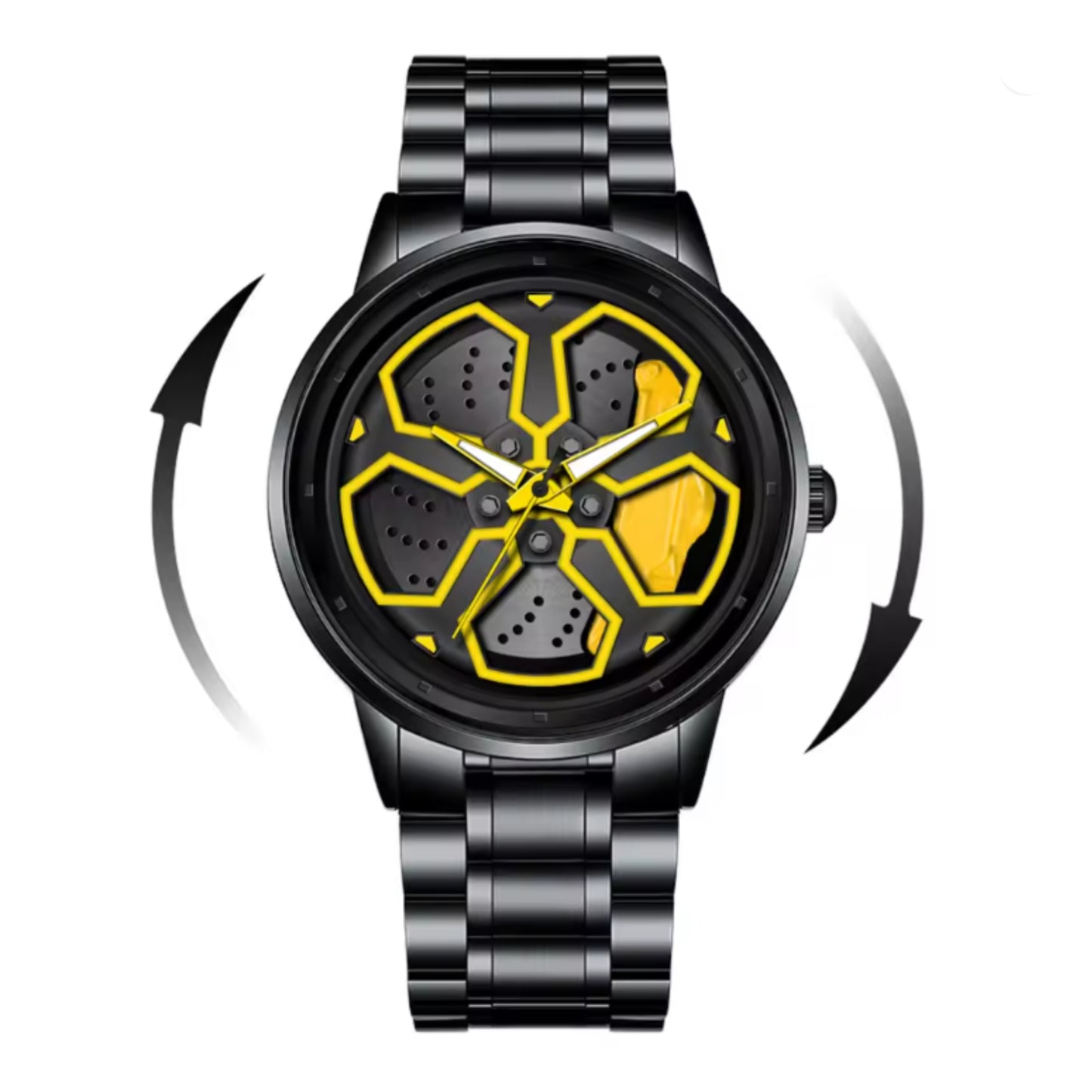 Radial Caliper GT Matt Black Quartz Wristwatch