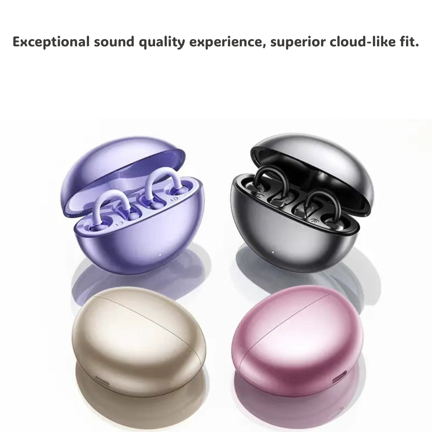 Melody CloudClip Wireless Earbuds, Bluetooth, and Ultra-Long Battery Life
