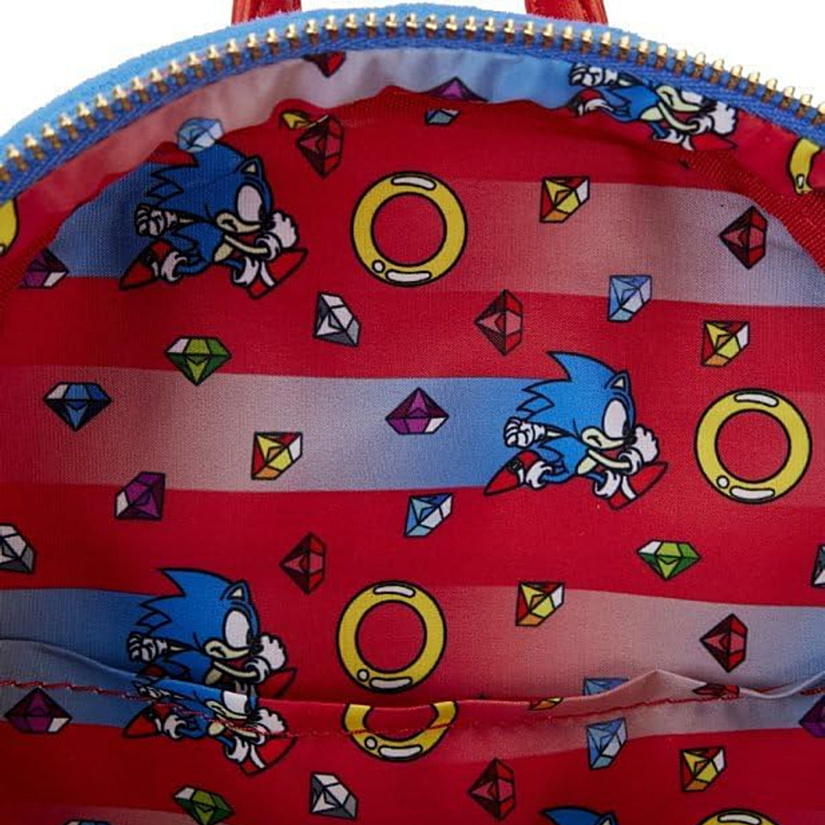 Loungefly SEGA Sonic the Hedgehog Classic Cosplay Plush Mini Backpack