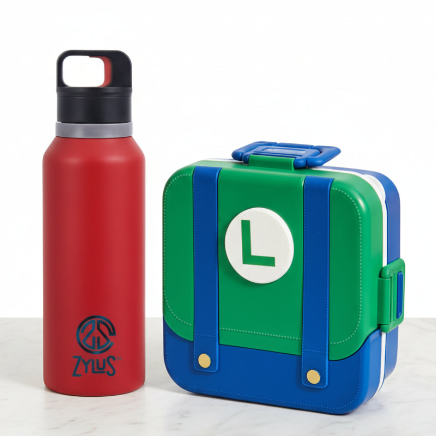 Cute Lunch Box and 550ml Water Bottle Set