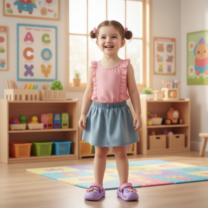 AeroGrip Cute Day Children's Clog Sandals