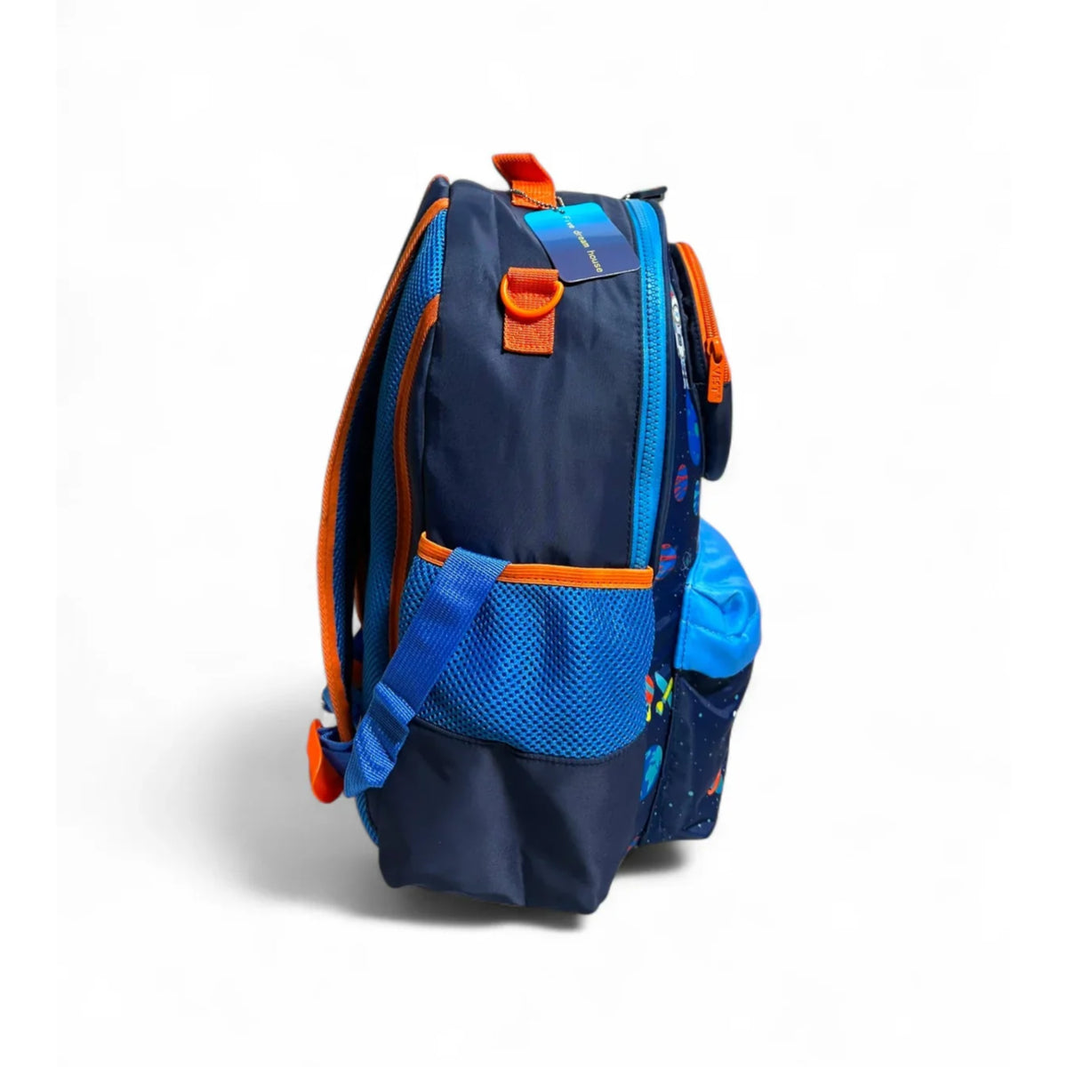2-Piece Kids 3D Space Adventure Small Backpack & Duffel Bag Travel Set