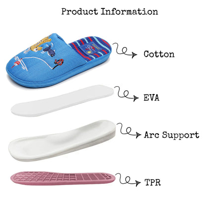 Children's Fin-tastic Fast Food Lunch Time Closed-Toe Home Slippers
