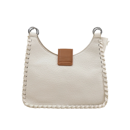 Buckle Bucket Shoulder Bag