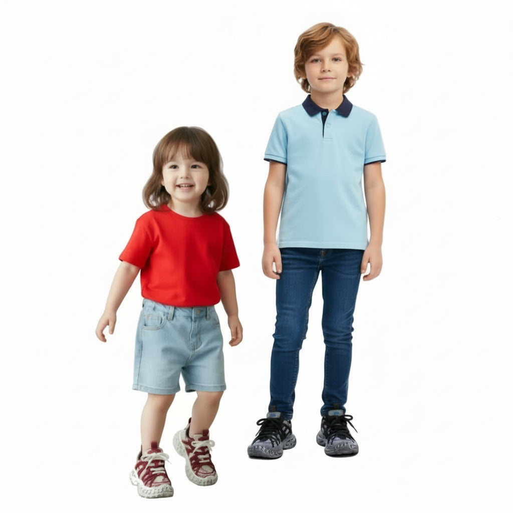 Children's Zoom Sneakers - Unisex (Red)