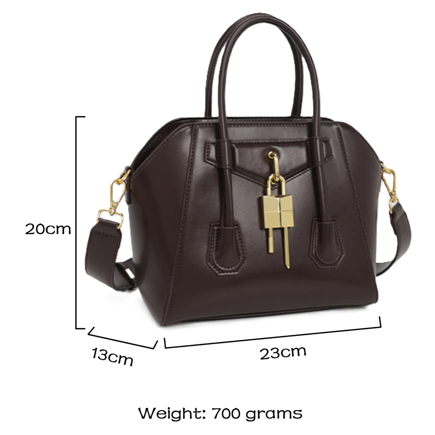Lock Shoulder / Crossbody Bag