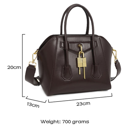 Lock Shoulder / Crossbody Bag