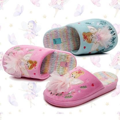 Children's Magical Fairy Closed-Toe Home Slippers