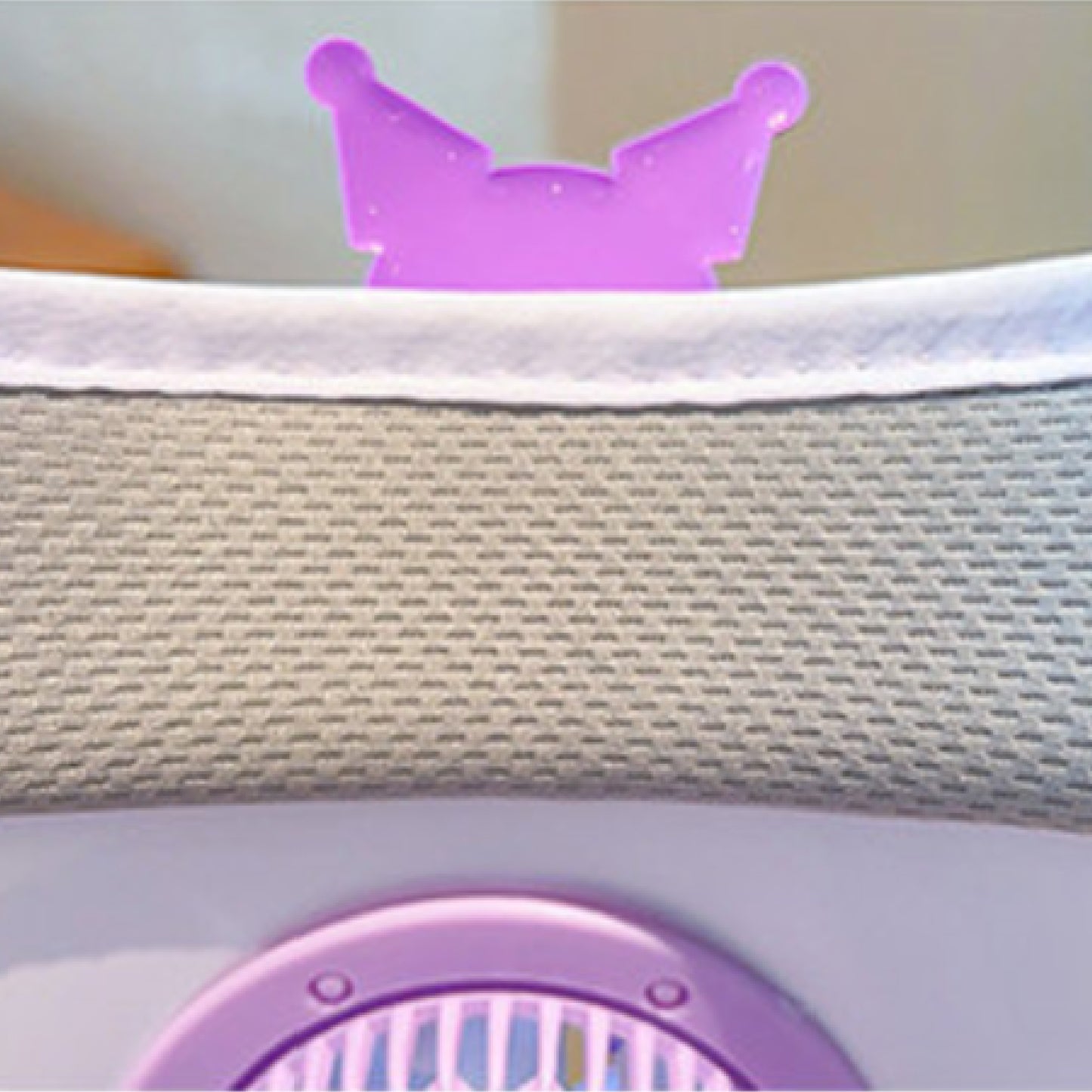 Kids Sanrio Large Brim Sun Visor with Built-In Fan