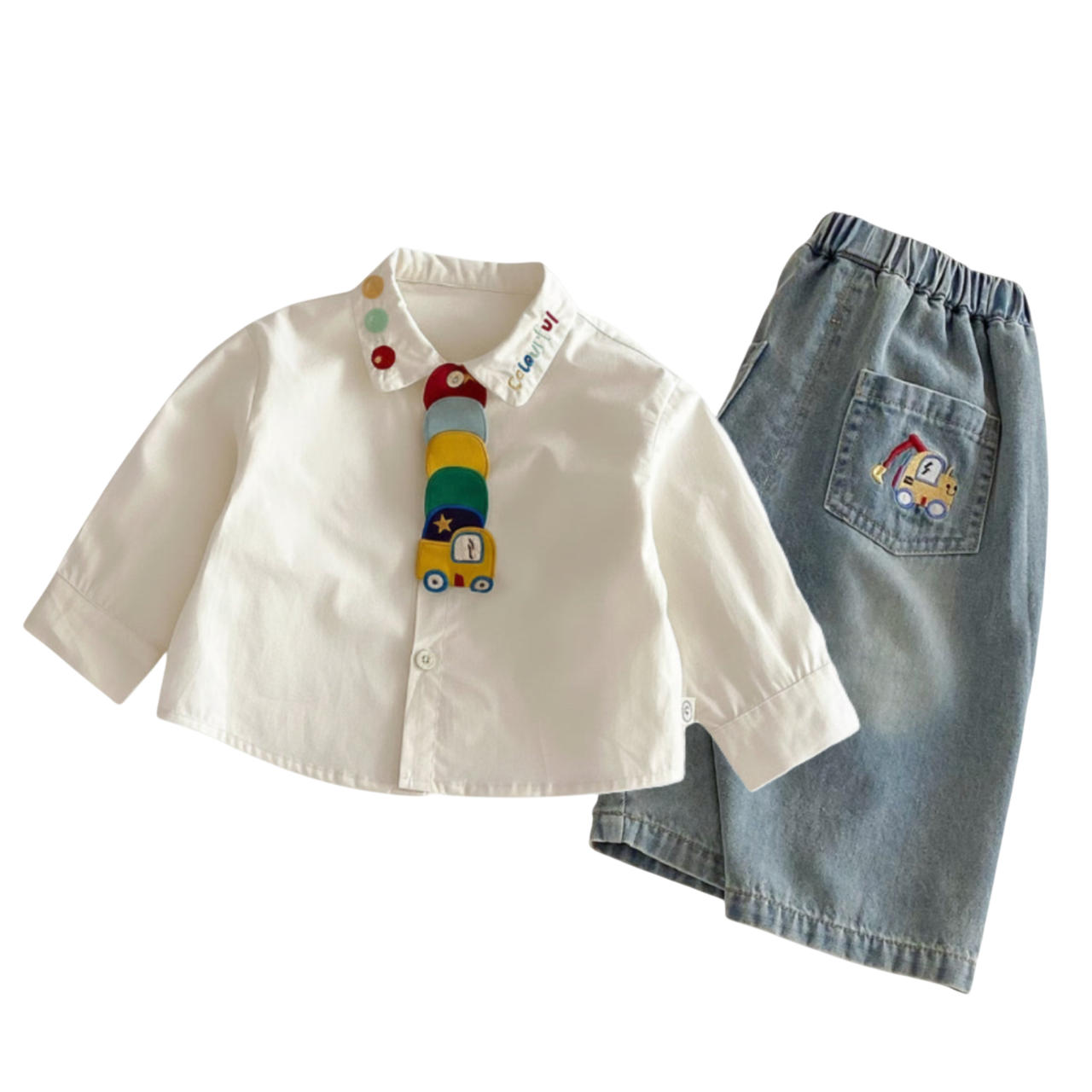 The Master Builder 2-Piece Outfit Set with Tie
