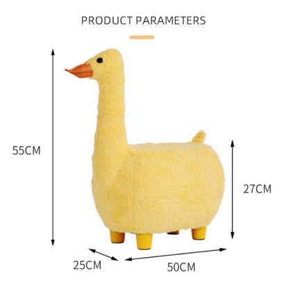 Goose Animal Children's Ottoman Footstool