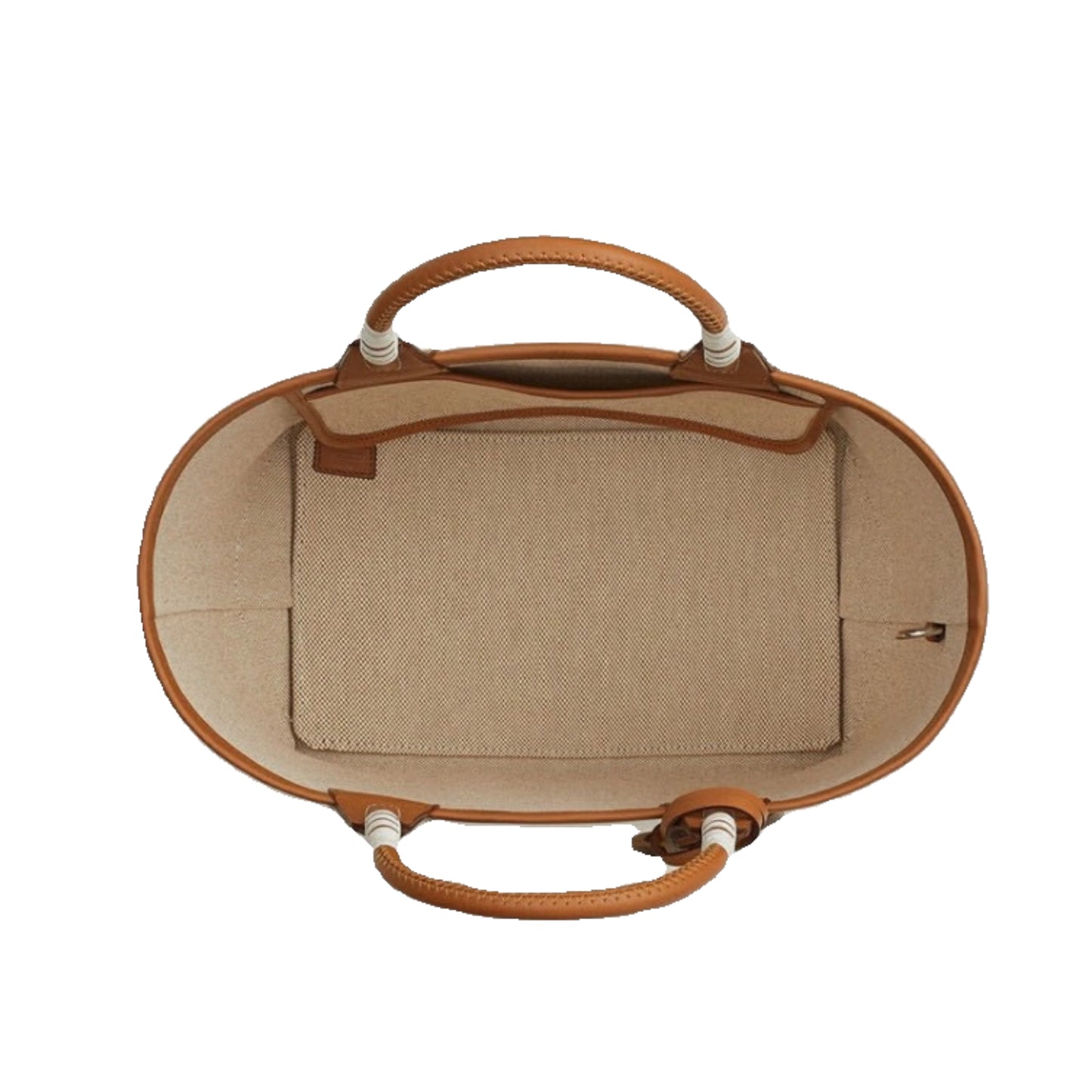 Women's Elegant Canvas Tote Bag - Multicolor