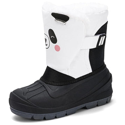 Children's Cute Cartoons Winter Hug Snow Boots - Panda