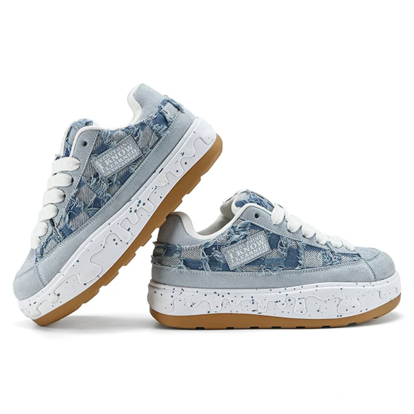 Sesame Street | Men's Plaid Chunky Casual Sneakers