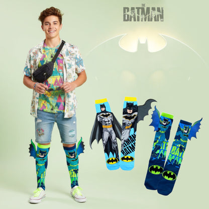 Batman Children's Adorable 3D Knee-High Crazy Socks