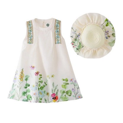 Girls Bloom Sundress with Hat