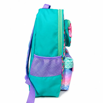2-Piece Kids Small Mermaid Backpack & Duffel Bag Travel Set