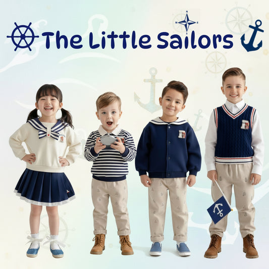 The Little Sailor Collection Kids 2-Piece & 3-Piece Outfit Set