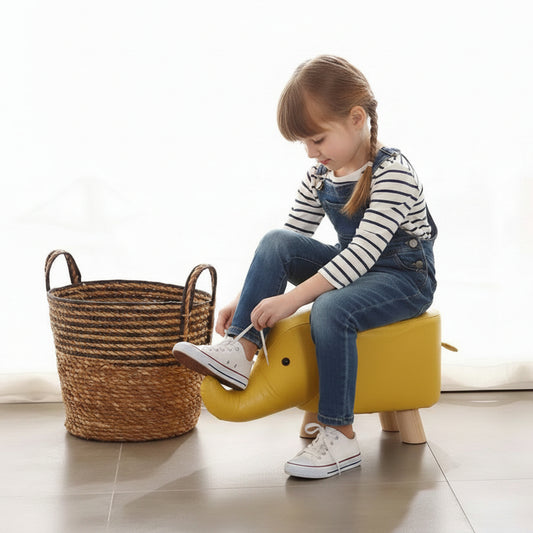 Elephant Animal Children's Ottoman Footstool