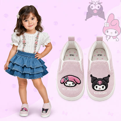 Sanrio My Melody & Kuromi Mismatched Toddler Canvas Loafers