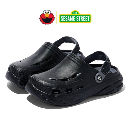Sesame Street | Classic EVA Clog Mule Sandals - Black