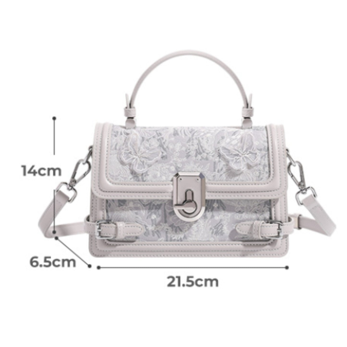 Small Butterfly Lace Crossbody