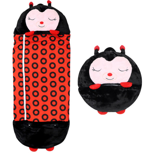 Zip & Zzz's Children's Cartoon Sleeping Bag - Lady Bug