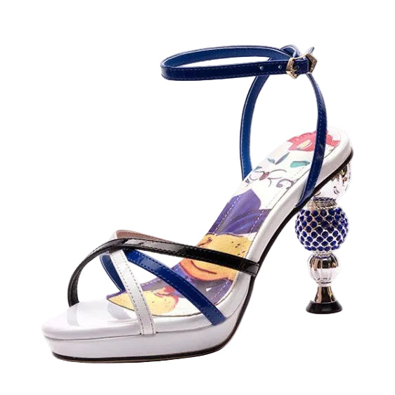 Baroque Ankle Strap Heels