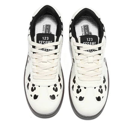 Sesame Street | Cow Print Classic Casual Sneakers