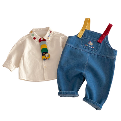 The Master Builder 2-Piece Outfit Set with Tie