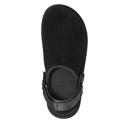 Women's Mulleus Cowhide Platform Sandals - Black