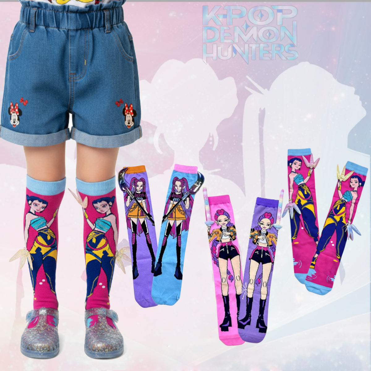 K-Pop Demon Hunters Crazy Socks