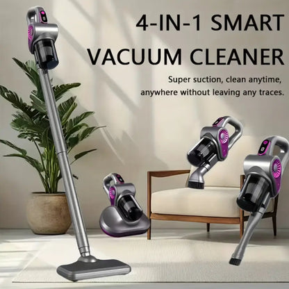 4-in-1 Cordless LED Display Multi-Functional Household Vacuum Cleaner