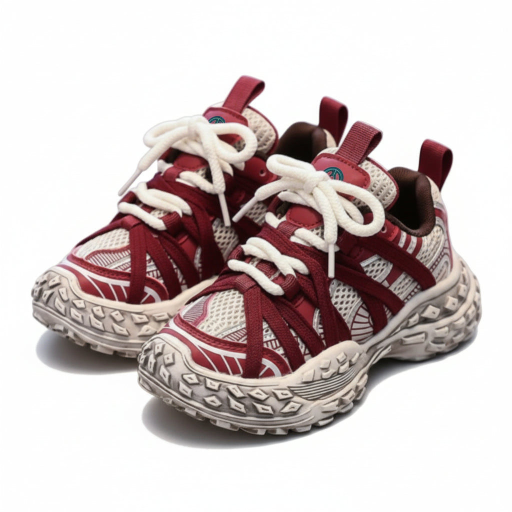Children's Zoom Sneakers - Unisex (Red)