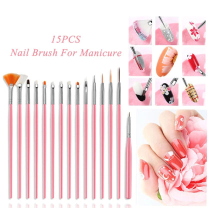 All in One Nail Manicure Kit with UV LED Nail Lamp