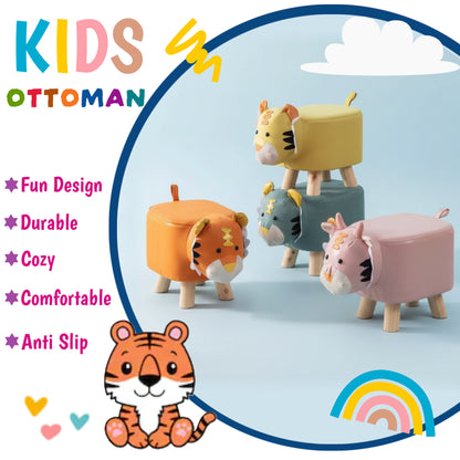 Tiger Animal Children's Ottoman Footstool