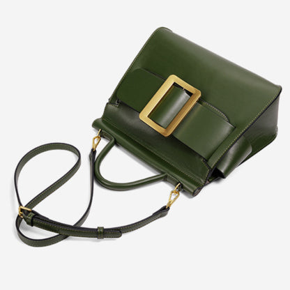 Buckle Satchel Shoulder / Crossbody Bag