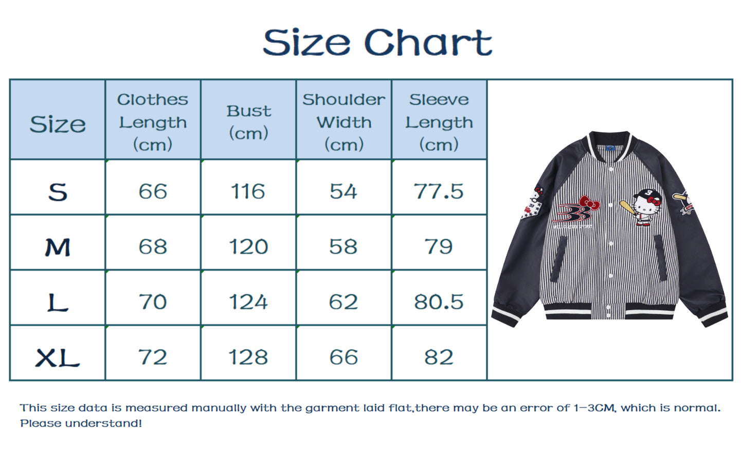 Hello Kitty Sports League Varsity Jacket