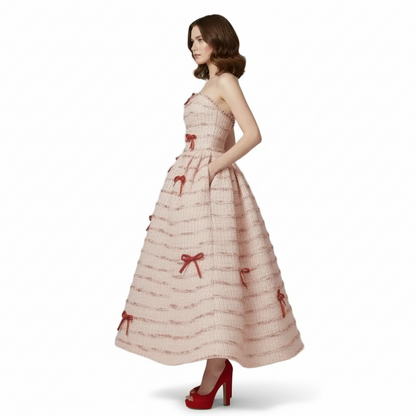 Chantel Bow Bandeau Casual Dress