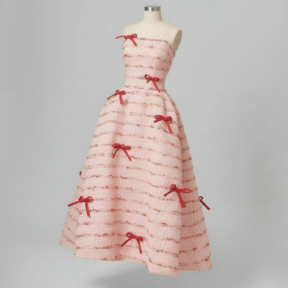 Chantel Bow Bandeau Casual Dress