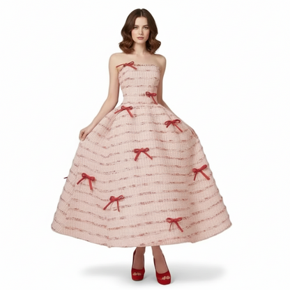 Chantel Bow Bandeau Casual Dress