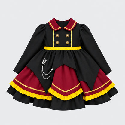 Little Gryffindor Wizard Cosplay Dress Set