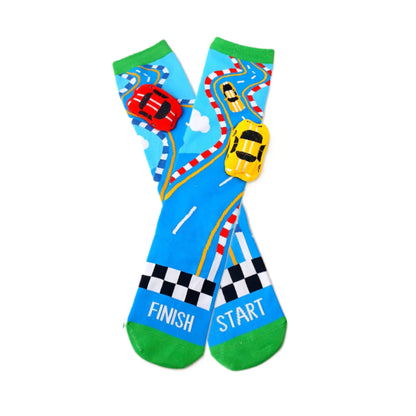 Boy's Cute 3D Knee-High Crazy Socks